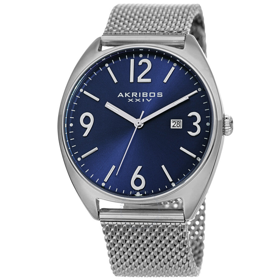 Akribos XXIV Quartz Blue Dial Men's Watch AK1026BU - The Watches Men & Co