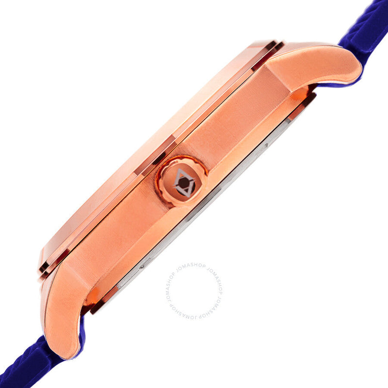 Akribos XXIV Quartz Blue Dial Blue Silicone Men's Watch AK1007RGBU - The Watches Men & Co #3