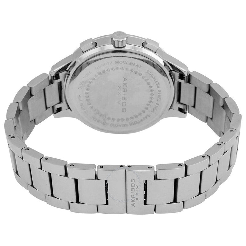 Akribos XXIV Quartz Blue Dial Stainless Steel Men's Watch AK1071SSBU - The Watches Men & Co #3