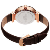 Akribos XXIV Quartz Crystal Brown Dial Ladies Watch AK1035BR - The Watches Men & Co #4