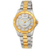 Akribos XXIV Quartz Crystal White Dial Ladies Watch AK1006TTG - The Watches Men & Co