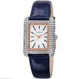 Akribos XXIV Quartz Crystal White Dial Ladies Watch AK1068BU - The Watches Men & Co