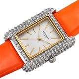 Akribos XXIV Quartz Crystal White Dial Ladies Watch AK1068OR - The Watches Men & Co #2