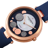 Akribos XXIV Quartz Diamond Blue Dial Ladies Watch AK1069BU - The Watches Men & Co #2