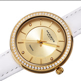 Akribos XXIV Quartz Diamond Gold Dial Ladies Watch AK1067YG - The Watches Men & Co #2