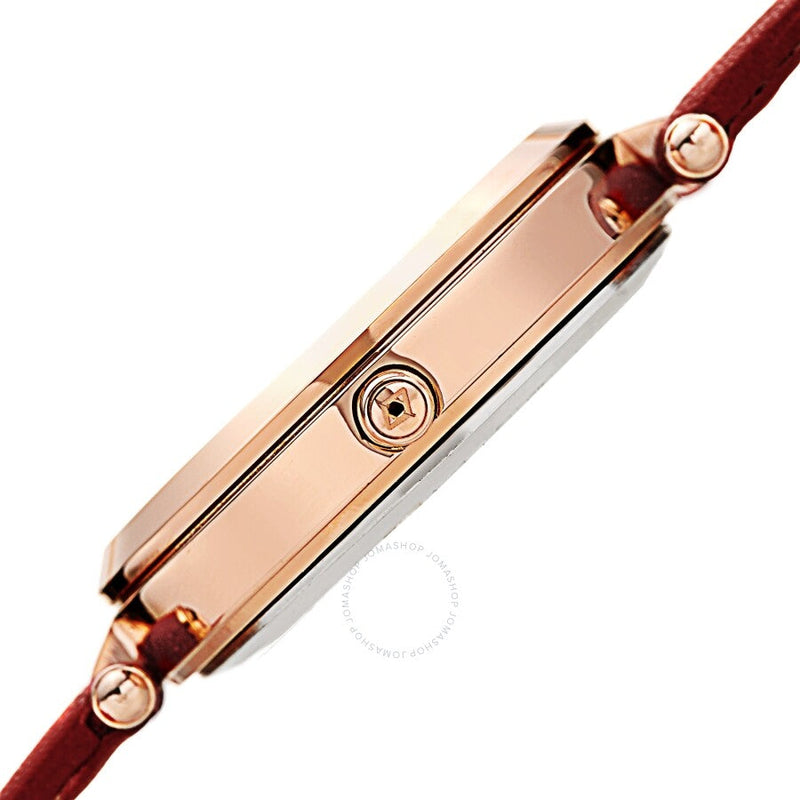 Akribos XXIV Quartz Diamond Red Dial Ladies Watch AK1069BUR - The Watches Men & Co #3