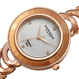 Akribos XXIV Quartz Diamond Silver Dial Ladies Watch AK1088RG - The Watches Men & Co #2