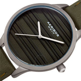 Akribos XXIV Quartz Green Dial Green Leather Ladies Watch AK1005GN - The Watches Men & Co #2