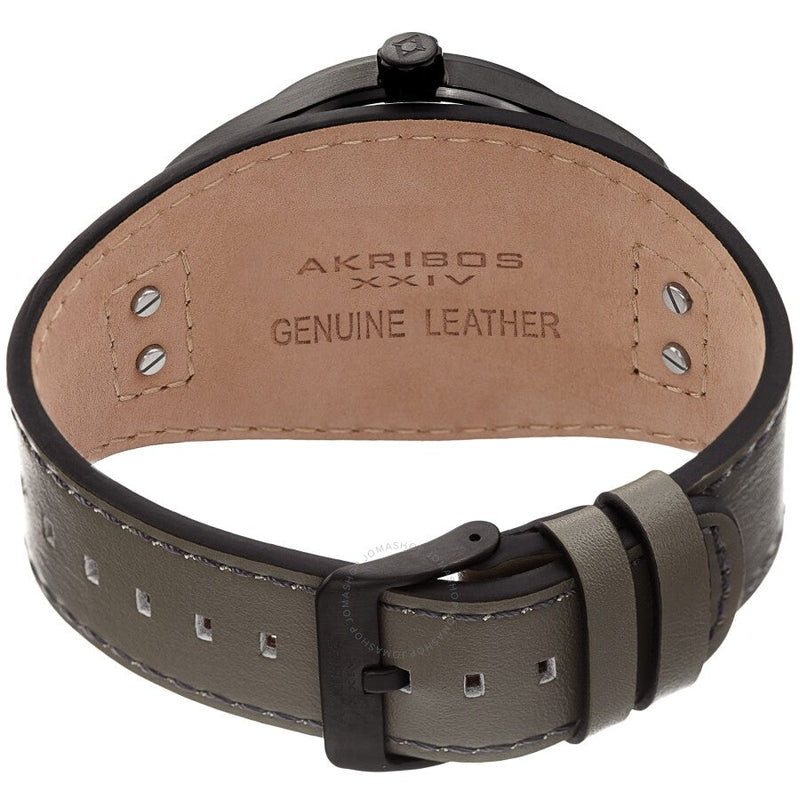 Akribos XXIV Quartz Grey Dial Men's Watch AK1024GN - The Watches Men & Co #4