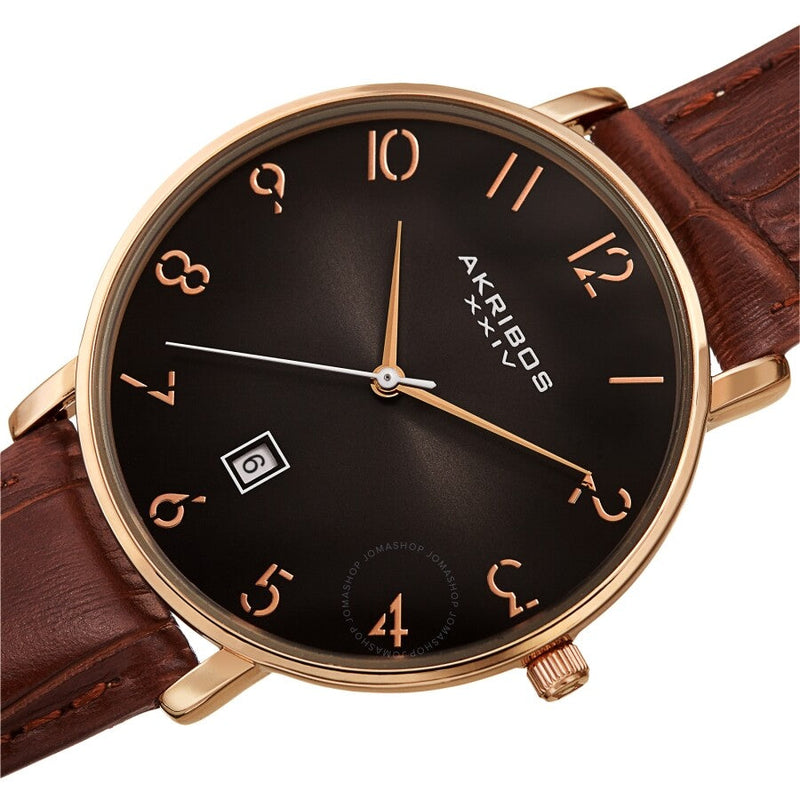 Akribos XXIV Quartz Grey Dial Men's Watch AK1077RG - The Watches Men & Co #2