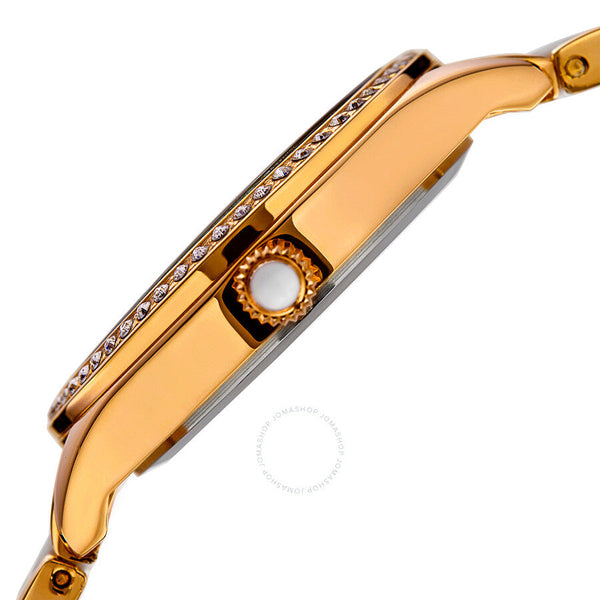 Akribos XXIV Quartz Mother of Pearl Dial Ladies Watch AK977YG - The Watches Men & Co #2