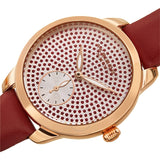 Akribos XXIV Quartz Red Crystal-set Dial Ladies Watch AK1089RD - The Watches Men & Co #2