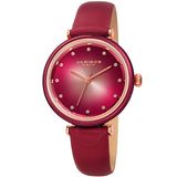 Akribos XXIV Quartz Red Dial Ladies Watch AK1035PK - The Watches Men & Co