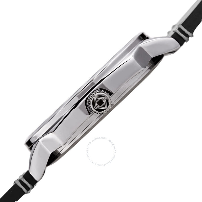 Akribos XXIV Quartz White Dial Black Leather Men's Watch AK1109SS - The Watches Men & Co #3