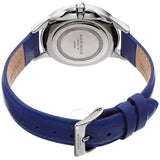 Akribos XXIV Quartz White Dial Blue Leather Ladies Watch AK1005BU - The Watches Men & Co #4