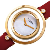 Akribos XXIV Quartz White Dial Ladies Watch AK1060RD - The Watches Men & Co #2