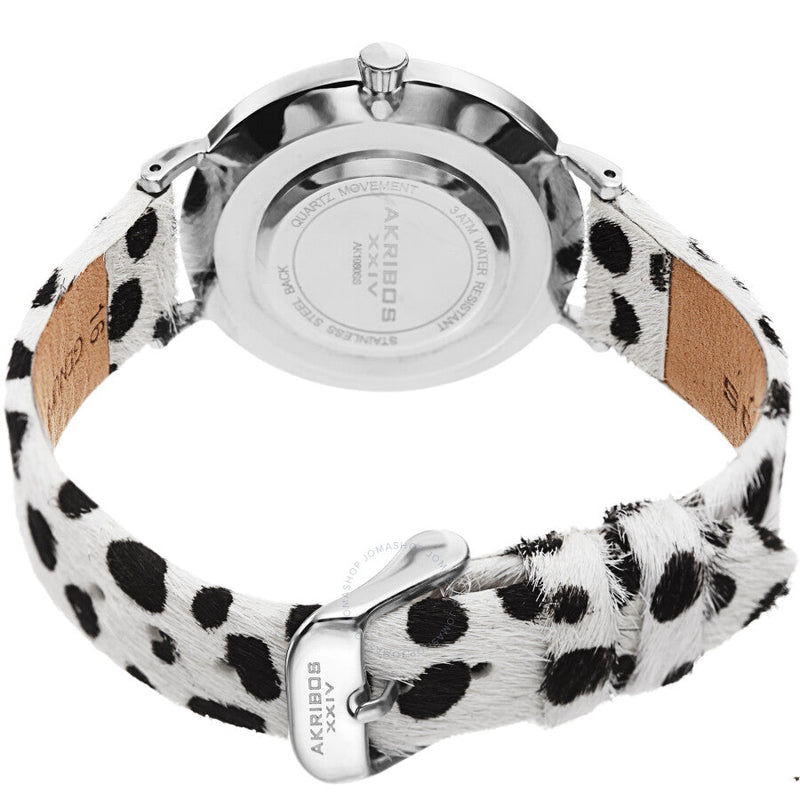 Akribos XXIV Quartz White Dial Ladies Watch AK1080SS - The Watches Men & Co #4