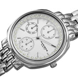 Akribos XXIV Quartz White Dial Ladies Watch AK1114SS - The Watches Men & Co #2