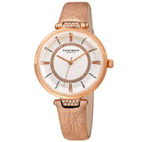 Akribos XXIV Quartz White Dial Ladies Watch AK1116PK - The Watches Men & Co