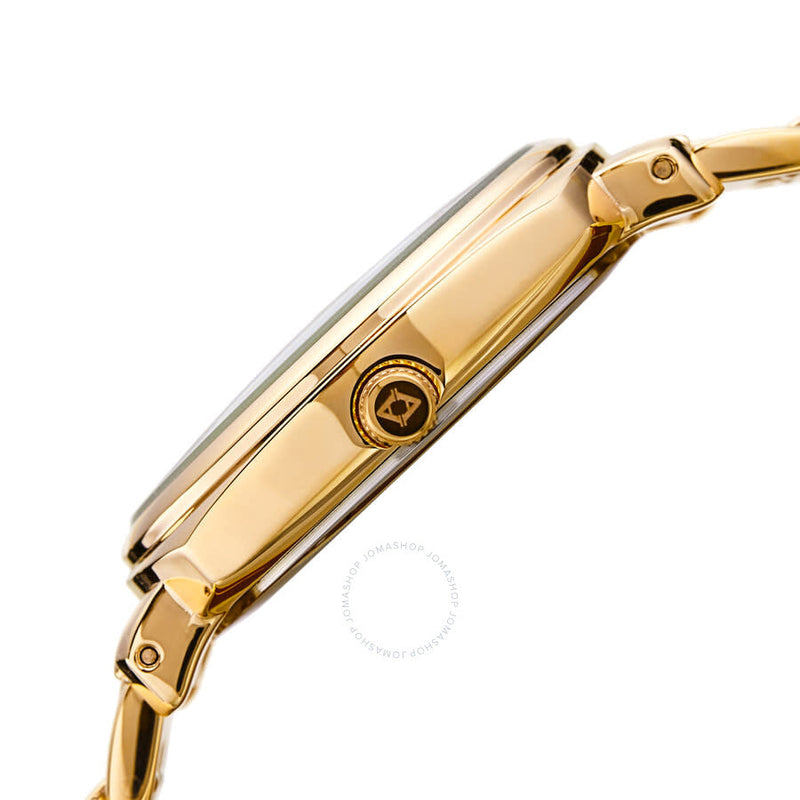 Akribos XXIV Quartz White Dial Yellow Gold-tone Ladies Watch AK1114YG - The Watches Men & Co #3