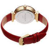 Akribos XXIV Red Dial Red Leather Ladies Watch AK1035RD - The Watches Men & Co #4