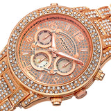 Akribos XXIV Rose Dial Rose Gold-tone Ladies Watch AK776RG - The Watches Men & Co #2