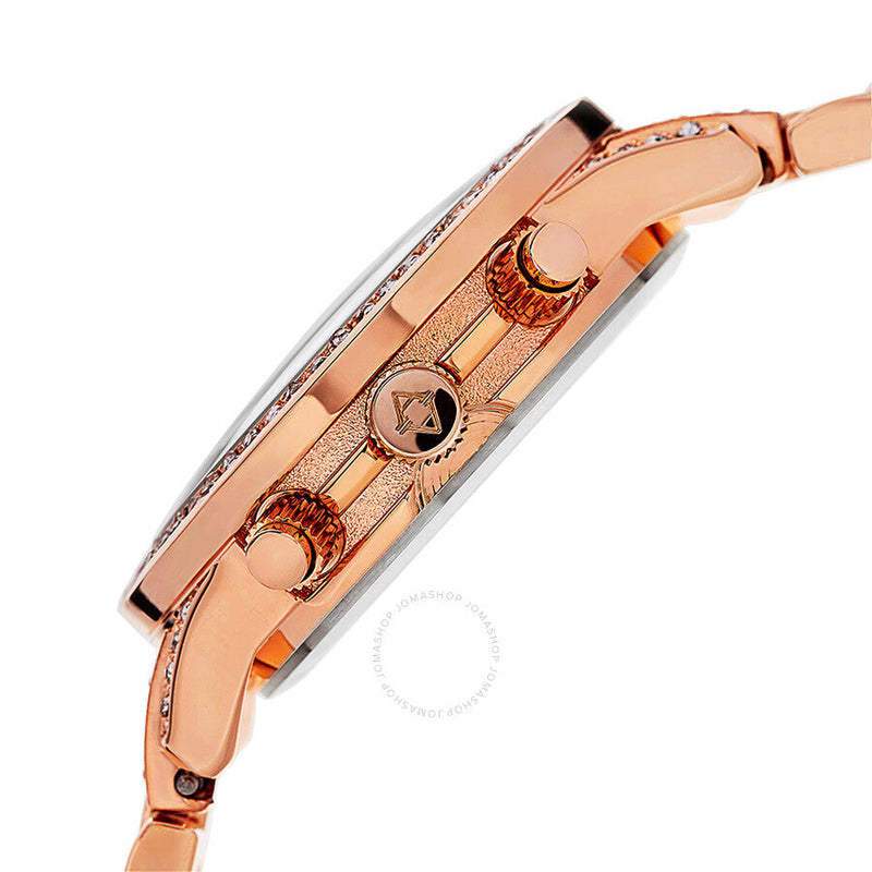 Akribos XXIV Rose Dial Rose Gold-tone Ladies Watch AK776RG - The Watches Men & Co #4