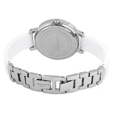 Akribos XXIV Silver Dial White Ceramic Ladies Watch AK758SSW - The Watches Men & Co #3