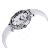 Akribos XXIV Silver Dial White Ceramic Ladies Watch AK758SSW - The Watches Men & Co #2