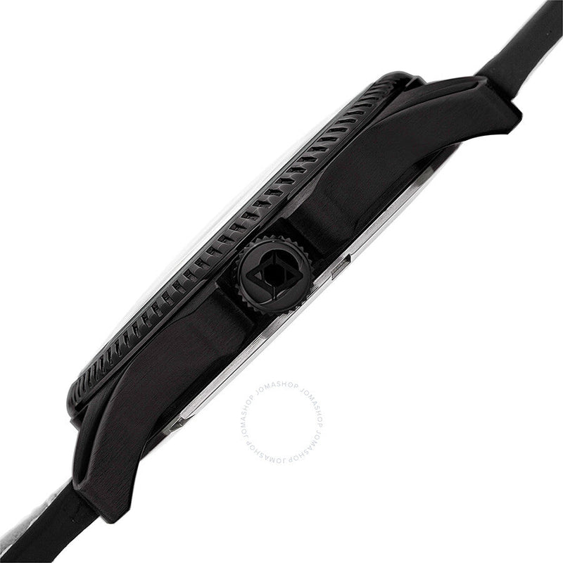Akribos XXIV Trek Black Dial Black Leather Men's Watch AK833WT - The Watches Men & Co #4