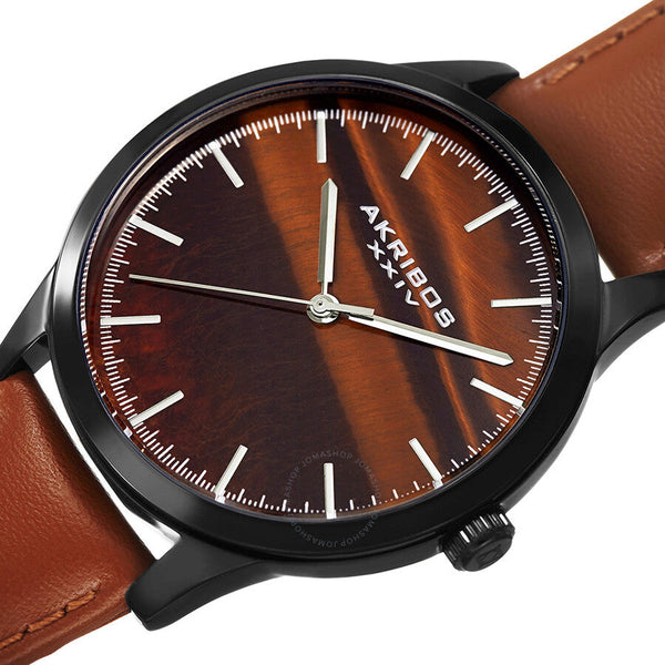 Akribos XXIV Trek Quartz Brown Dial Men's Watch P50160 - The Watches Men & Co #2