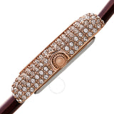 Akribos XXIV White Dial Brown Leather Ladies Watch AK1068BR - The Watches Men & Co #3