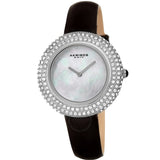 Akribos XXIV Quartz Crystal White Dial Ladies Watch AK1049SSB - The Watches Men & Co