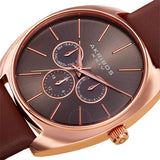 Akribos XXIV Womens Casual Chronograph Quartz Brown Dial Men's Watch P50187 - The Watches Men & Co #2