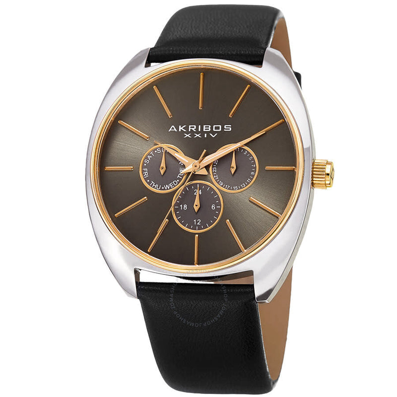 Akribos XXIV Womens Casual Chronograph Quartz Grey Dial Men's Watch P50186 - The Watches Men & Co