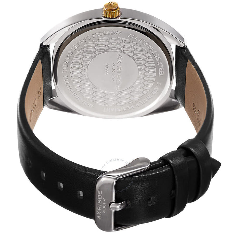 Akribos XXIV Womens Casual Chronograph Quartz Grey Dial Men's Watch P50186 - The Watches Men & Co #4