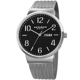 Akribos XXIV Womens Casual Quartz Black Dial Men's Watch P50182 - The Watches Men & Co