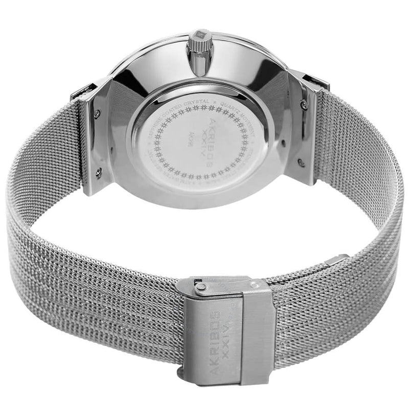 Akribos XXIV Womens Casual Quartz Blue Dial Men's Watch P50183 - The Watches Men & Co #4