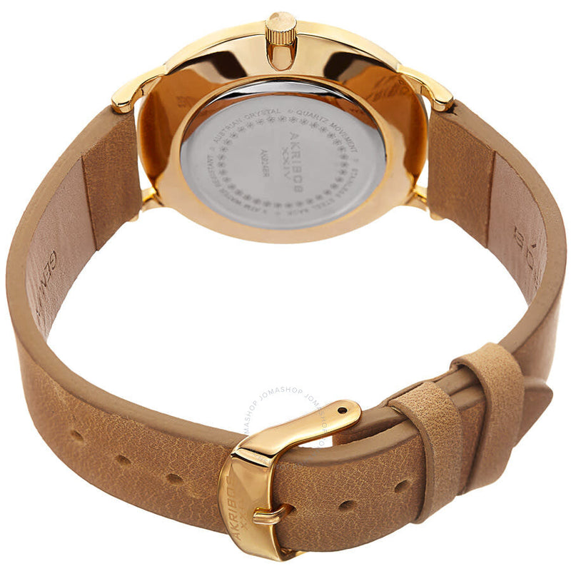 Akribos XXIV Womens Casual Quartz Silver Dial Ladies Watch P50157 - The Watches Men & Co #4