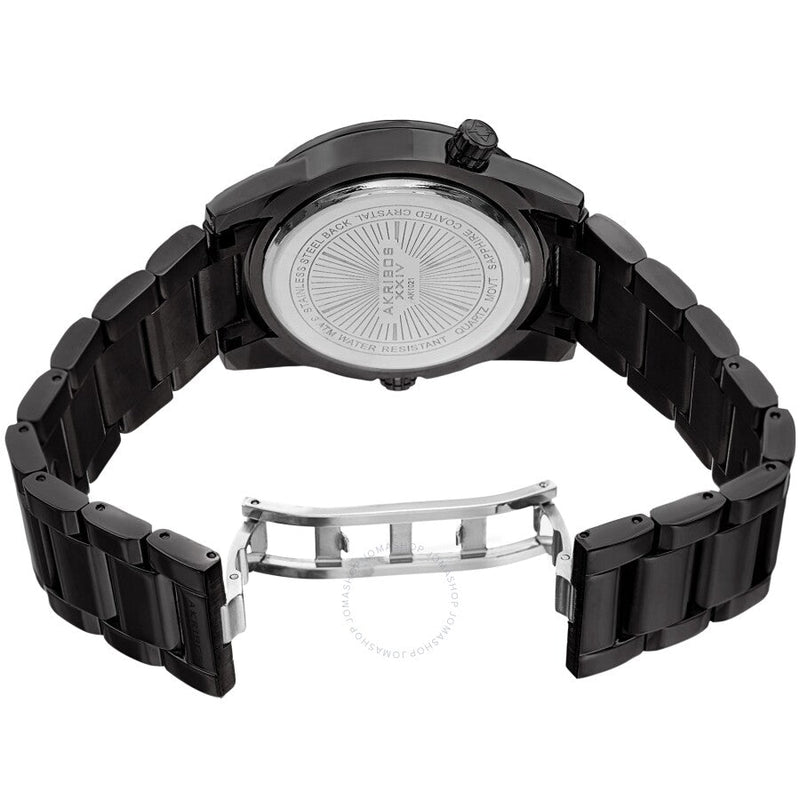 Akribos XXIV World Time Quartz Orange Dial Men's Watch AK1021GNOR - The Watches Men & Co #4