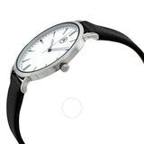Alba by Akribos White Dial Leather Men's Watch 1033SS - The Watches Men & Co #2
