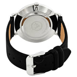 Alba by Akribos White Dial Leather Men's Watch 1033SS - The Watches Men & Co #3