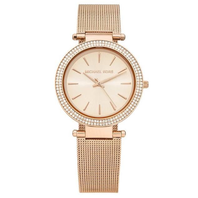 Michael Kors Darci Rose Gold Mesh Strap Women's Watch - MK3369
