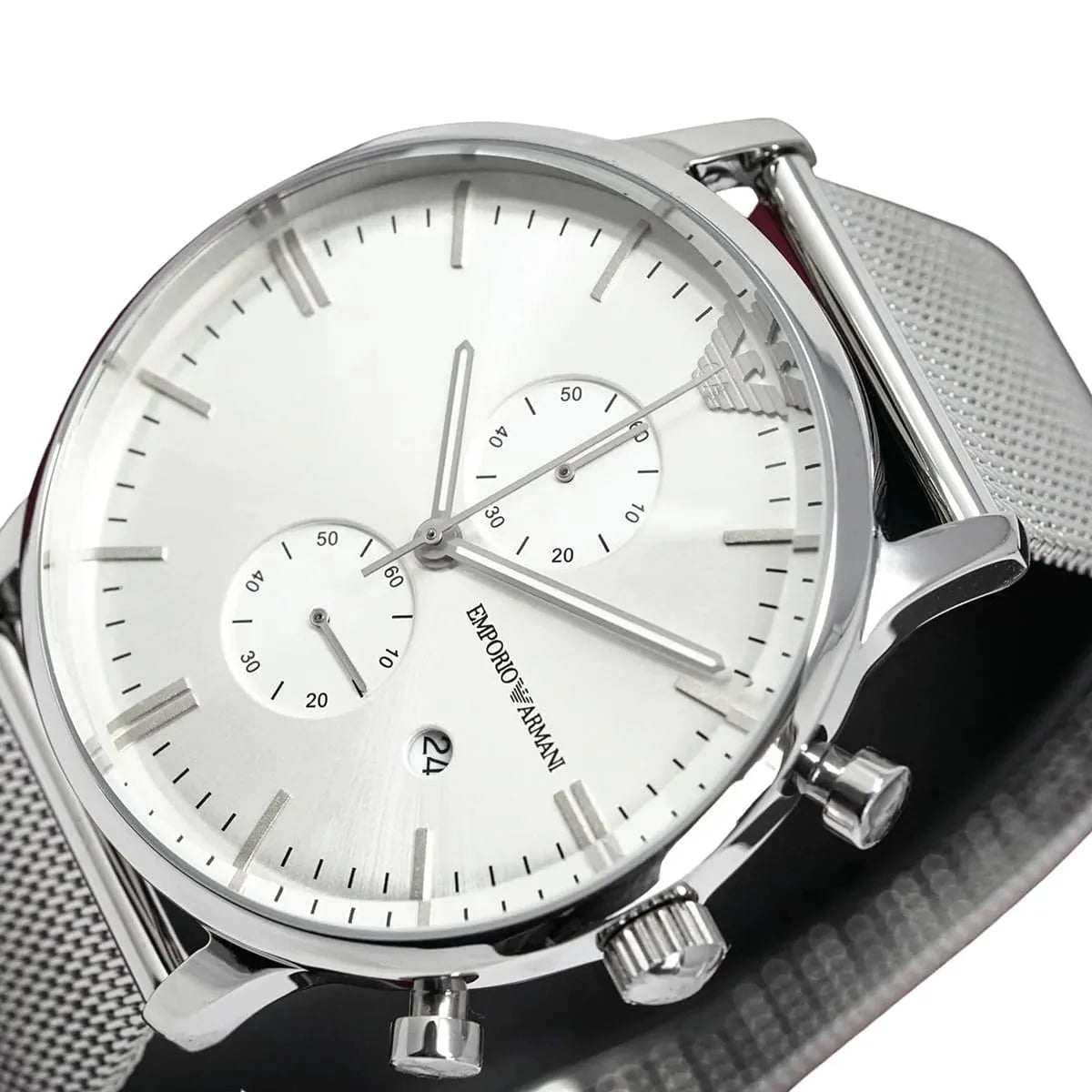 Emporio Armani Classic Quartz Black Dial Men's Watch AR0390 AR0390 - Image 7