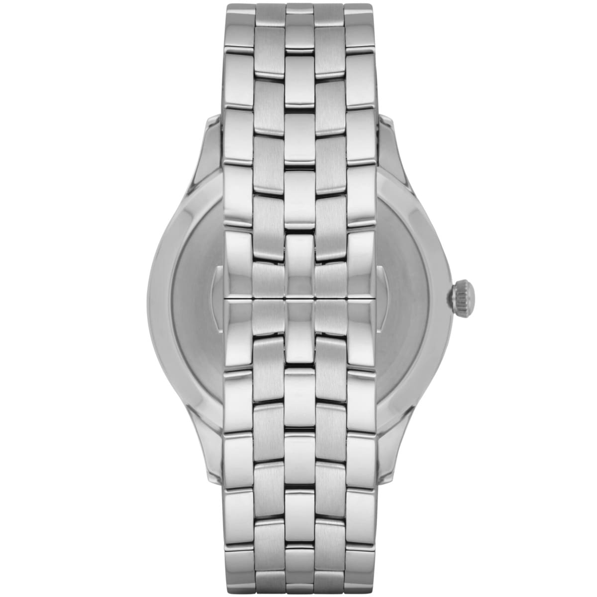 Stainless steel link bracelet of Emporio Armani AR11017 with fold-over clasp