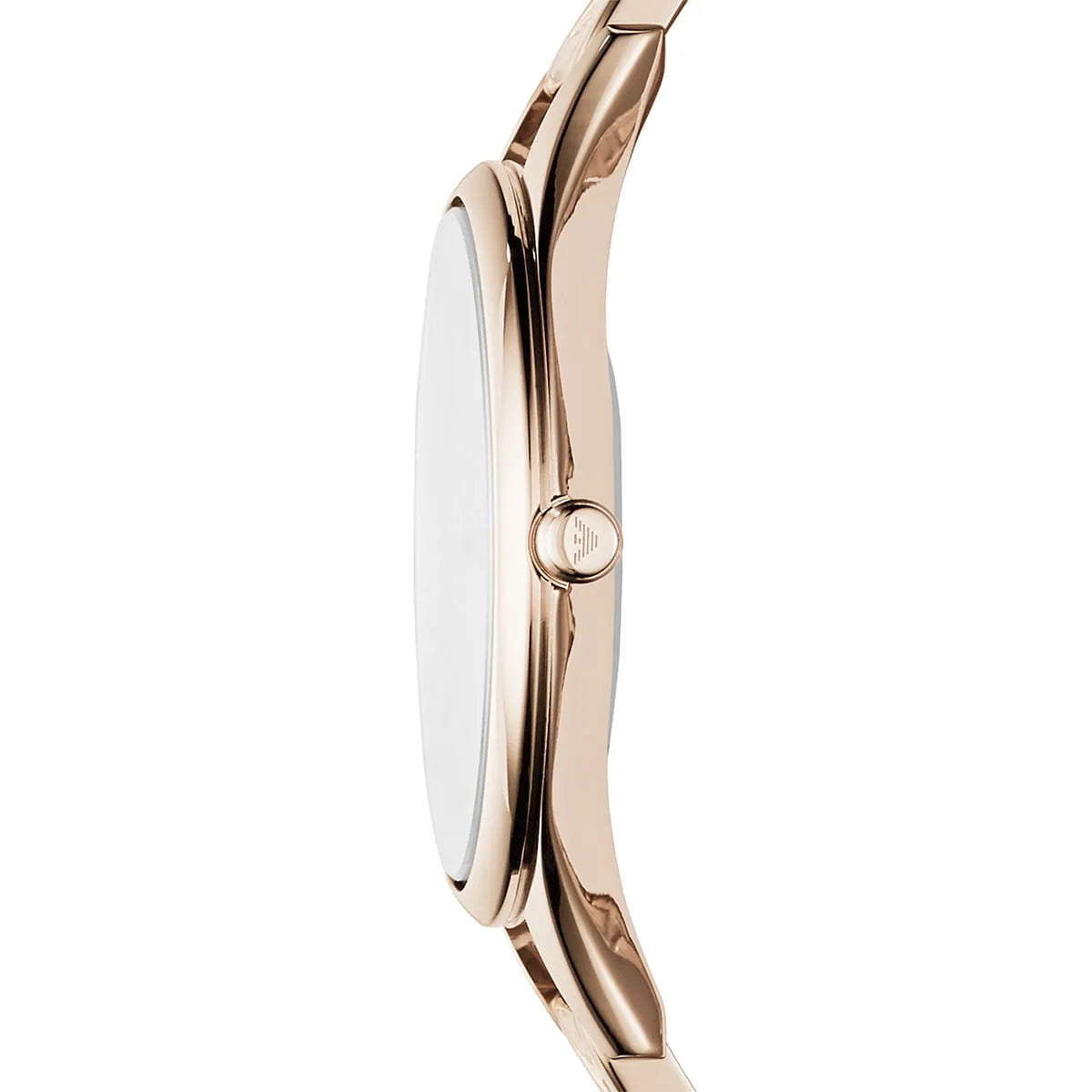 Emporio Armani AR11055 watch side profile showing case thickness