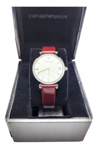 Emporio Armani Luigi AR11061 men's watch displayed in black branded presentation box