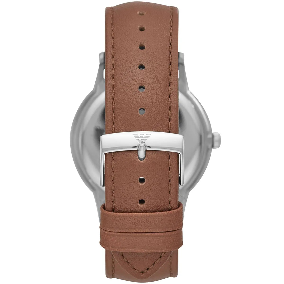 Emporio Armani Renato AR11185 caseback with stainless steel engraving