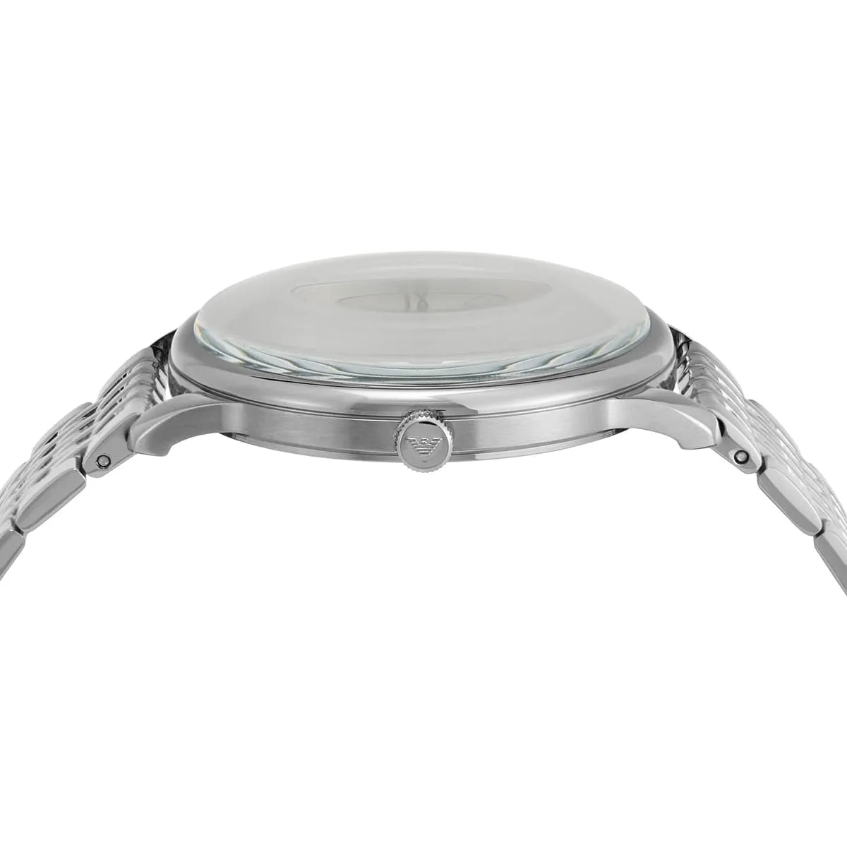 AR11599 Emporio Armani watch side profile showing case thickness and bezel