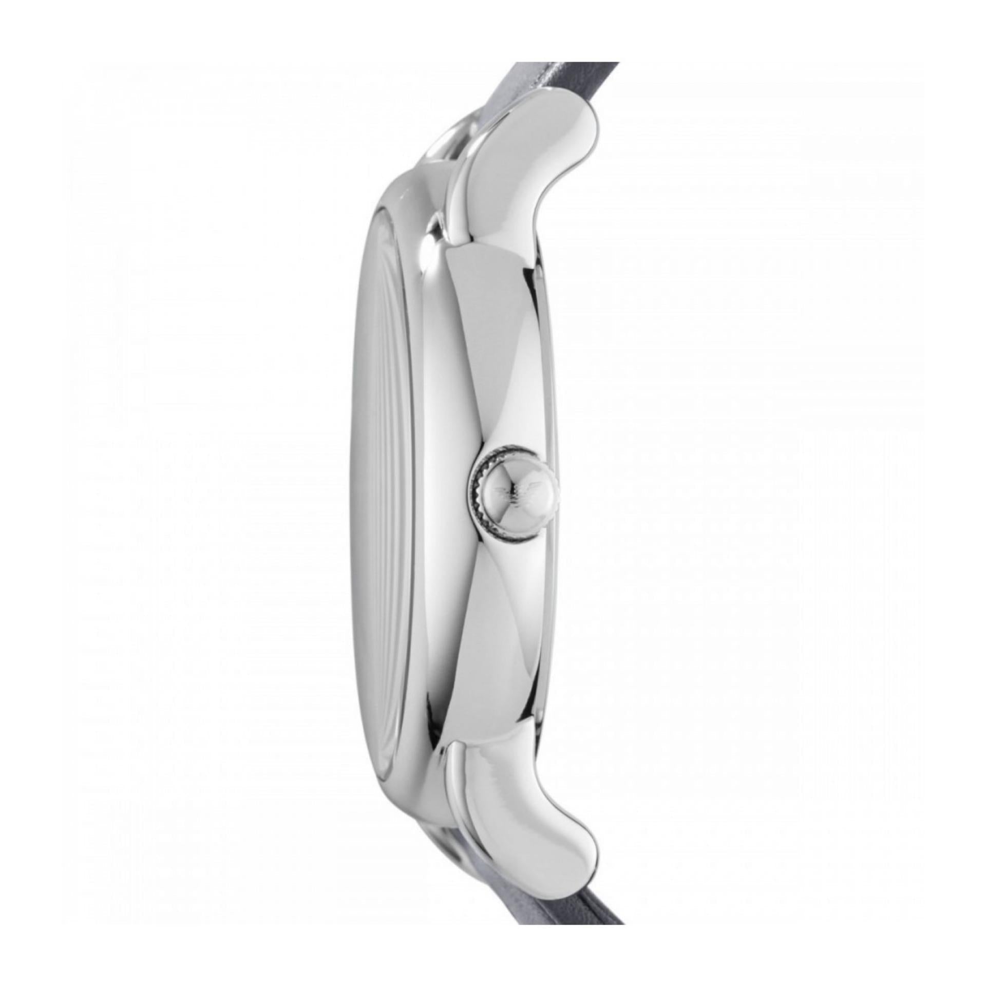 Emporio Armani AR1730 side profile view of watch case and strap